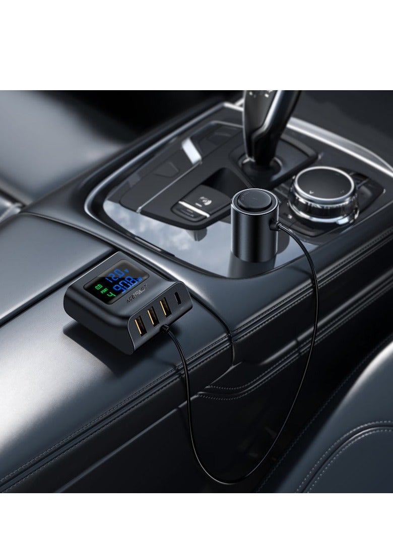 ACEFAST Fast Charge Car HUB Charger B8 (3xUSB-A+1xUSB-C) - Image 2