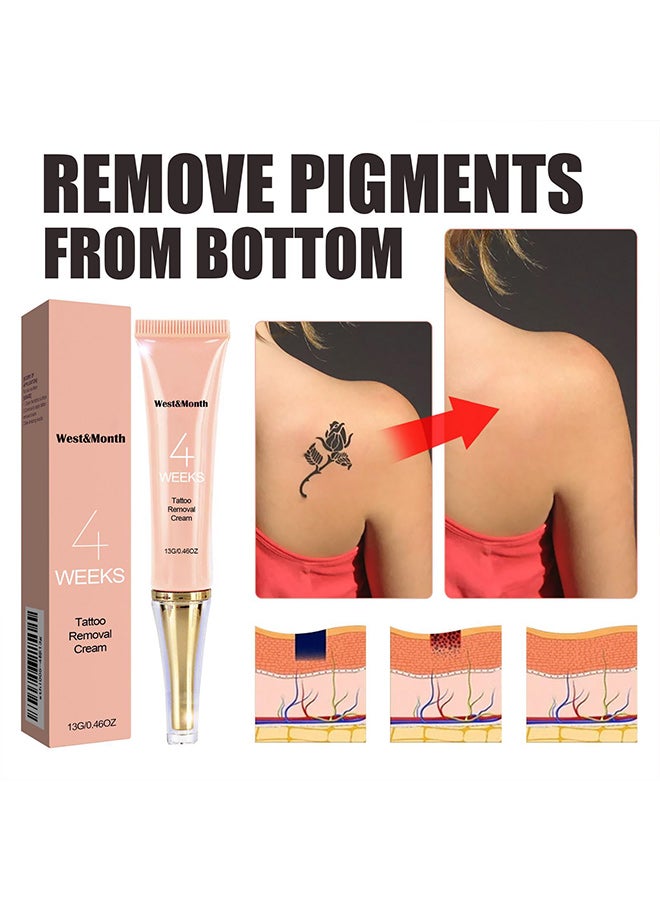 إيلهو كريم إزالة تصبغ الجلد، كريم إزالة الوشم - كريم إزالة الوشم سريع المفعول كريم إزالة الوشم الدائم كريم إزالة تصبغ الجلد إزالة الوشم بدون ألم يمتص بسرعة دون ندبة - Image 3
