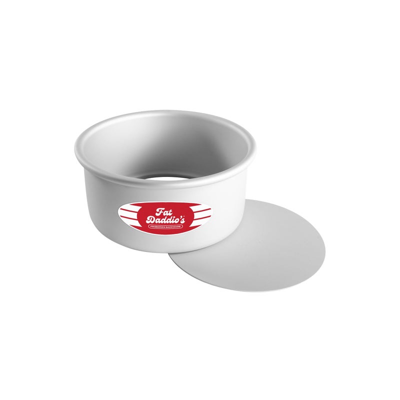Fat Daddio's PCC-63 Round Cheesecake Pan, 6 x 3 Inch, Silver - Image 1