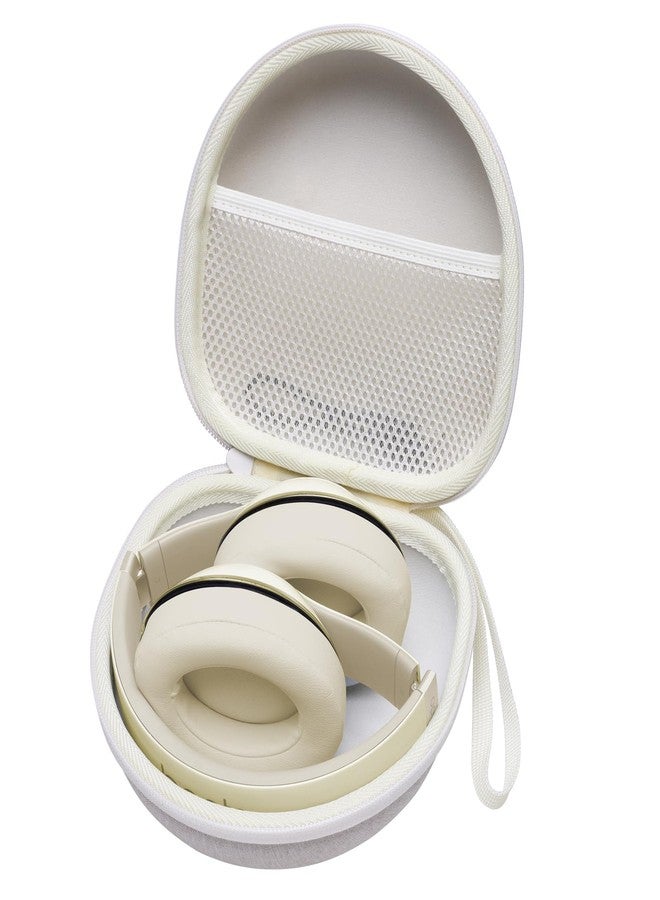 XANAD حافظة سماعات الرأس لسماعات Beats/JLab JBuds Lux ANC/JBL/TOZO/BERIBES/Picun/KVIDIO اللاسلكية لإلغاء الضوضاء فوق الأذن القابلة للطي (كريم) - Image 1