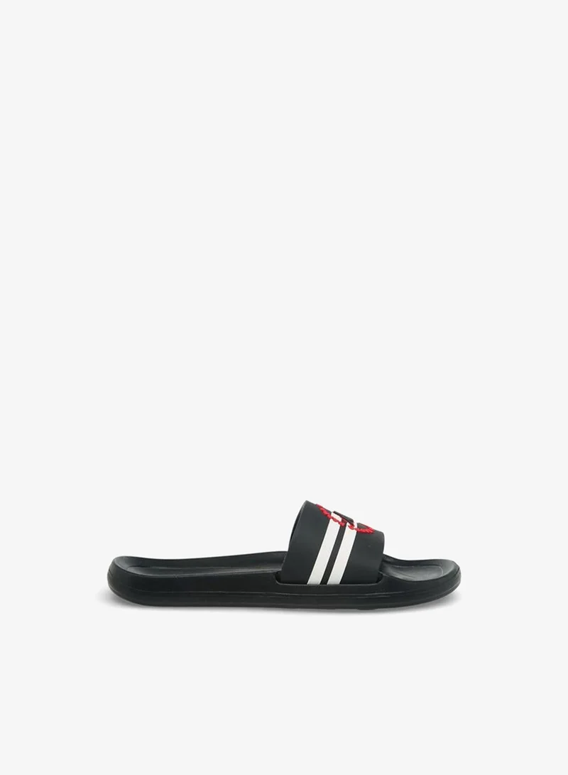 كابا Boys Logo Detail Slides