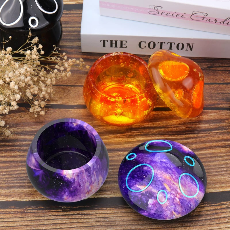 Juome Jar Resin Molds Silicone, Mushroom Jars Silicone Molds with Lid for Epoxy Resin Casting for DIY Jewelry Storage Box, Candy Container, Home Decoration - Image 5
