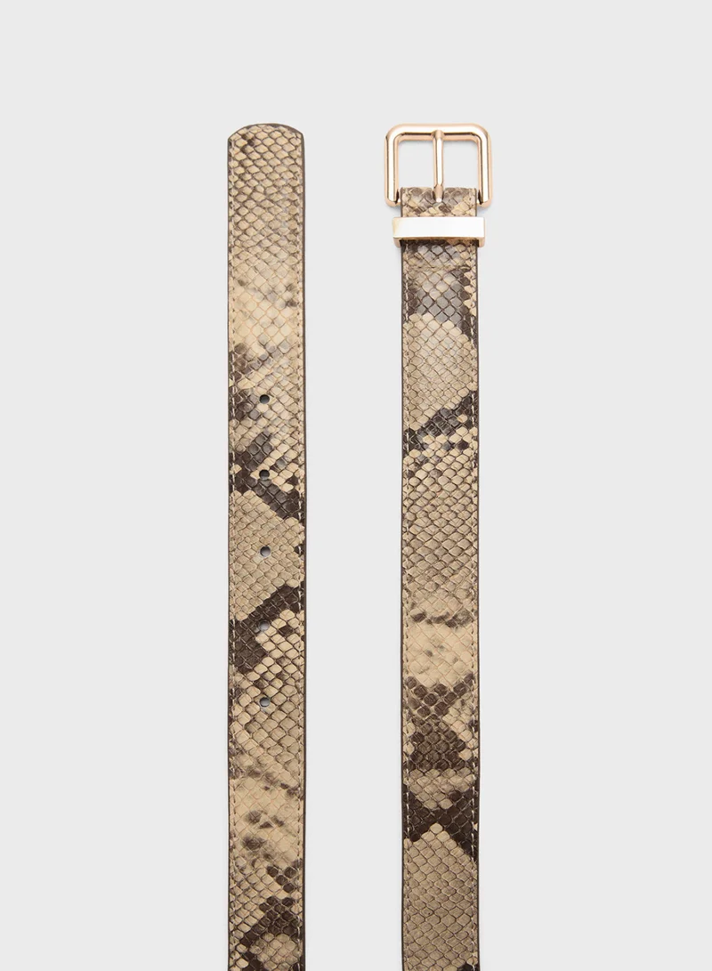 MANGO Lamina Buckle Belt