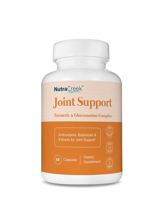 NutraCreek - Joint Support | Turmeric and Glucosamine Supplement with BioPerine to Support Healthy Joints Naturally. Also Contains Ginger, Chondroitin and Boswellia | 60 Capsules (1) - Image 1