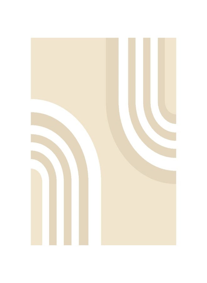 DANUBE HOME Cosey Modern Abstracts Rug | Washable Modern Rugs Style | Polypropylene + Polyester Area Rug Floor Covering | Indoor Carpet For Living Room Dining Bedroom 240X340cm-Cream Gold-231200400536