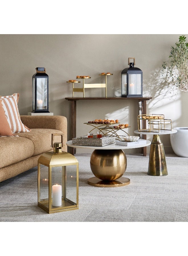 Home Box Milo 2-Piece Decorative Nesting Mirror Tray Stand Set  - Image 5