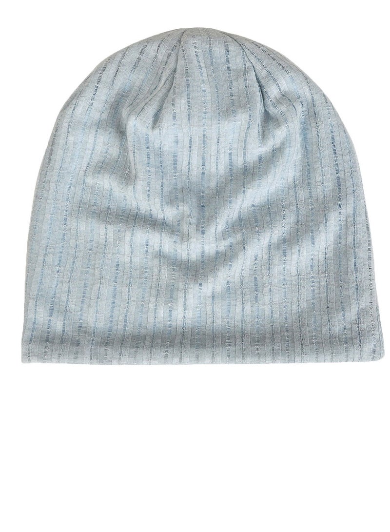 Loquat Unisex Infinity Scarf Headwear Cap Breathable Beanie Hat Pale Blue 