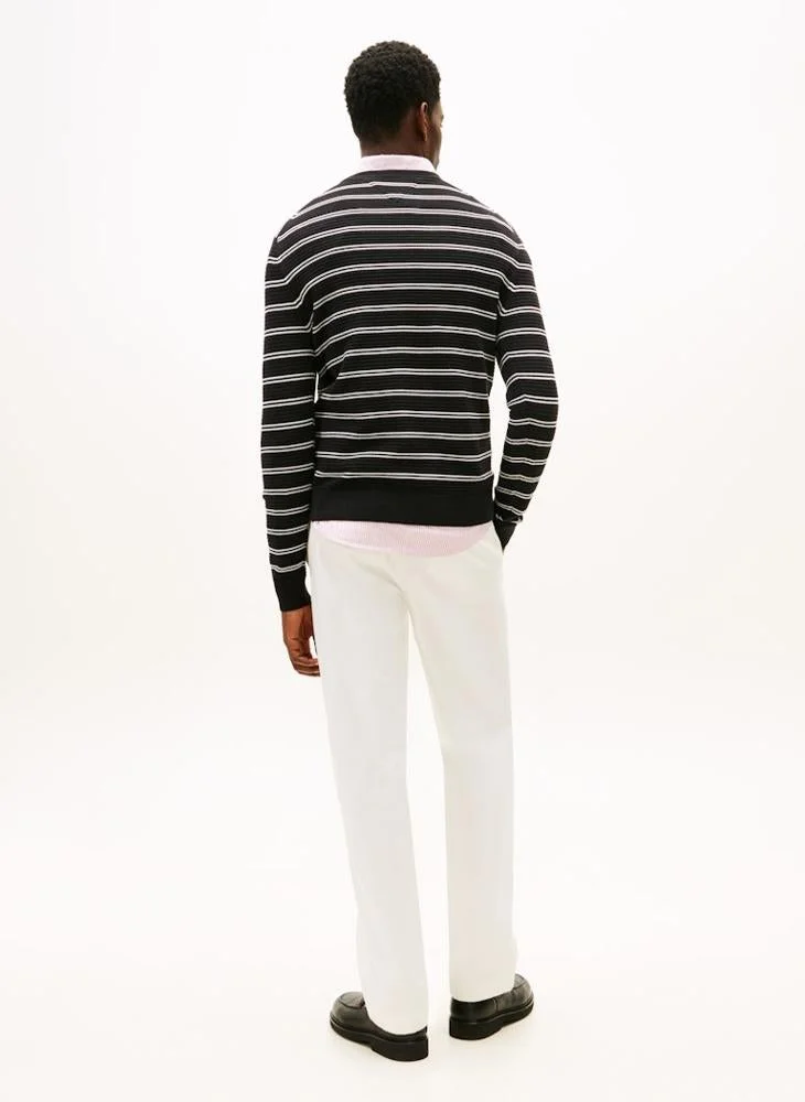 TOMMY HILFIGER Seasonal Structure Crew Neck Sweater