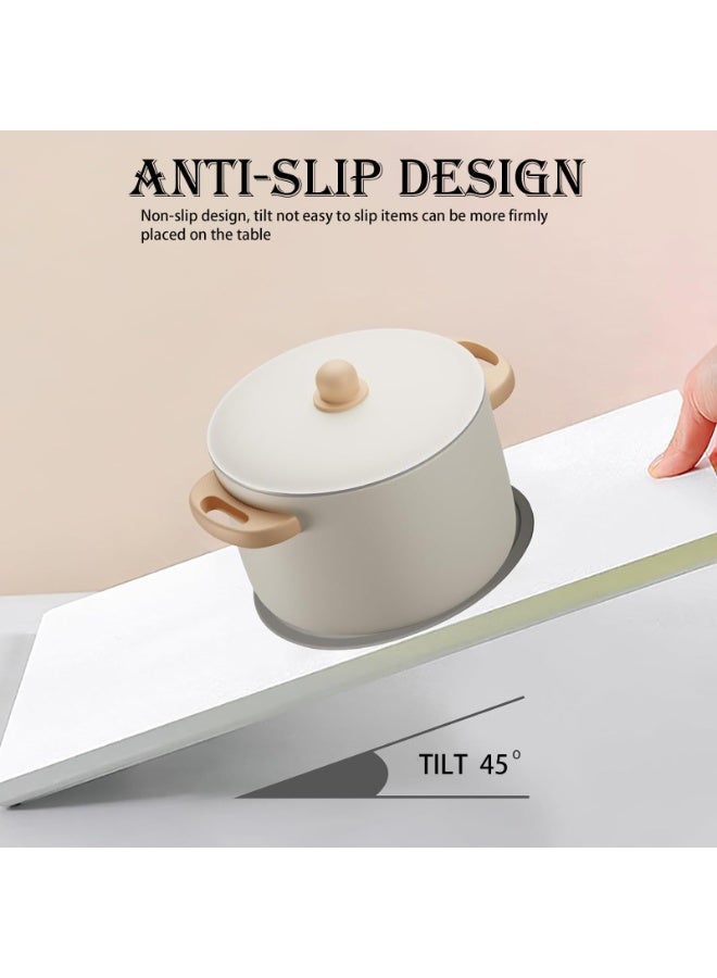 CMGTYYD 4 Piece Microwave Plate Warmer, Food Warming Mat, Multi-Purpose Silicone Food Warmer, Microwave Non-Slip Silicone Mat, Warming Plate, Perfect for Oven Hot Pot Dinner Cooking - Image 5