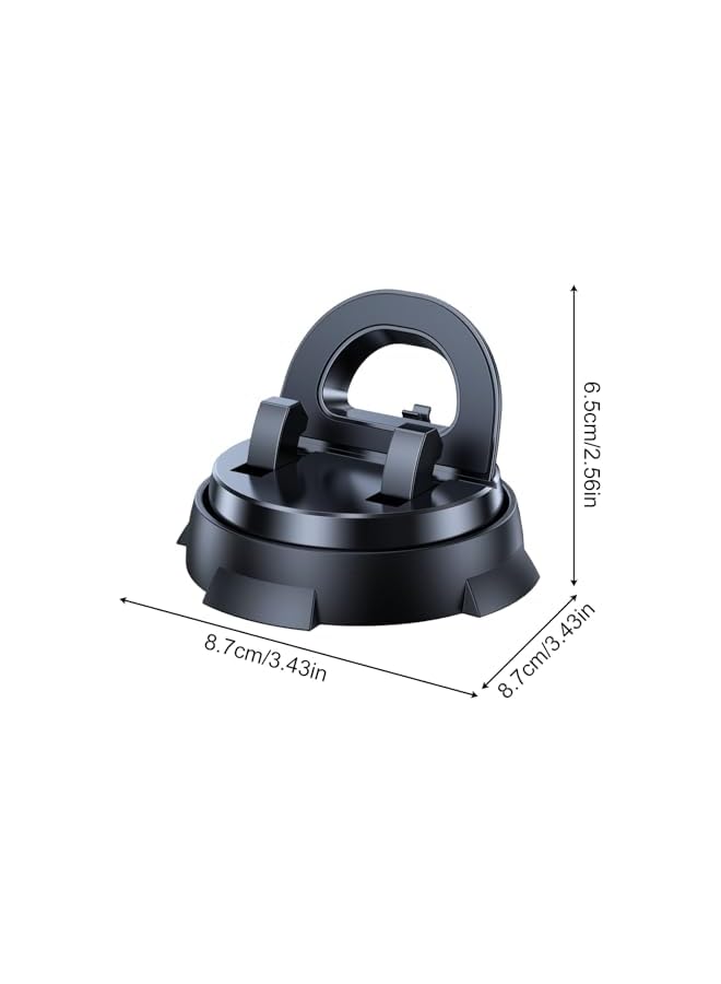 S-TOP Car Phone Holder Mount 360 Degrees Rotation,Dashboard Mobile Phone Holder | Strong Adsorption Center Console Automobile Cradles for Daily Commuting Music Control Traffic Monitoring Parking Assistance - Image 4