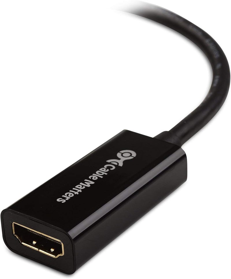 CableMatters DisplayPort to HDMI Adapter (DP to HDMI Adapter is NOT Compatible with USB Ports, Do NOT Order for USB Ports on Computers) - Image 5