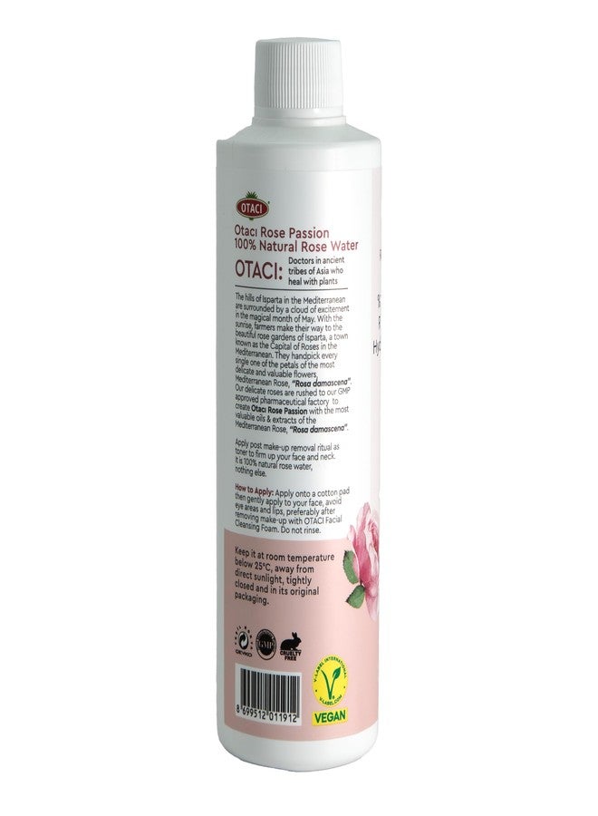 OTACI Rose Passion 100% Natural Rose Water Hydrating Toner, Facial Skin Moisturizer Hydrating Natural Cleanser (250ml) - Image 3