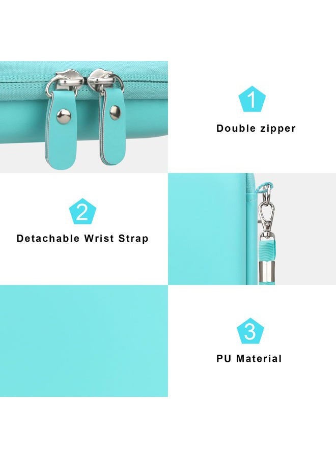 Canboc Digital Camera Case for CAMKORY/Sevenat/Lecran/Besungo/VAHOIALD/BEVLXNIV/IWEUKJLO Video Vlogging Camera and Other Compact Portable Mini Teens Cameras, Mesh Bag fit Cable, Green - Image 5