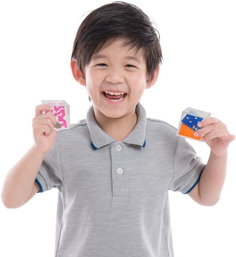 Gamie Gamie Brain Teaser Puzzles for Kids Pack of 12 Mini 15 Inch Maze Puzzle Cubes in Assorted Designs Fun Road Trip Toys Birthday Party Favors Stocking Stuffers Goodie Bag Fillers  - Image 4