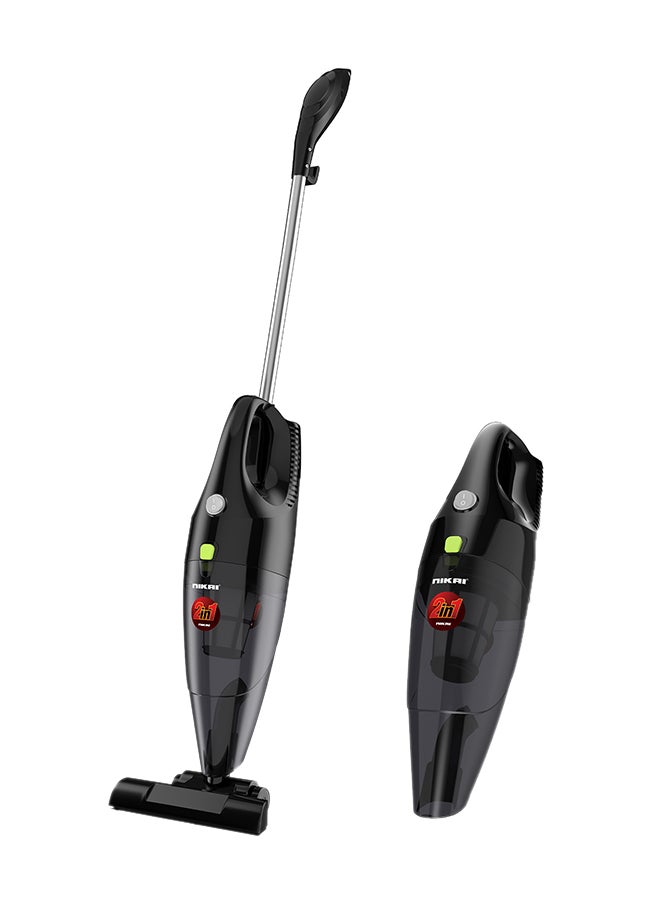 2 in 1 Upright & Handheld Vacuum Cleaner | 600W High-Powered Suction | Lightweight Stick & Handheld Design | Washable Dust Bag | HEPA Filter & Mesh Filtration 0 ml 600 W NVC320H1 Muticolour