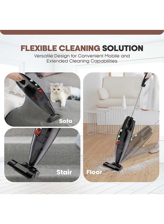 NIKAI 2 in 1 Upright & Handheld Vacuum Cleaner | 600W High-Powered Suction | Lightweight Stick & Handheld Design | Washable Dust Bag | HEPA Filter & Mesh Filtration 600 W NVC320H1 Muticolour - Image 3