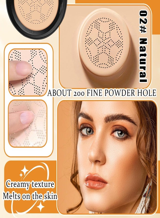 JunKuJK Mushroom Head Air Cushion CC Cream Foundation Makeup,Moisturizing BB Cream Face Makeup Liquid Foundation,Long Lasting Full Coverage Concealer for All Skin Types（Natural） - Image 3