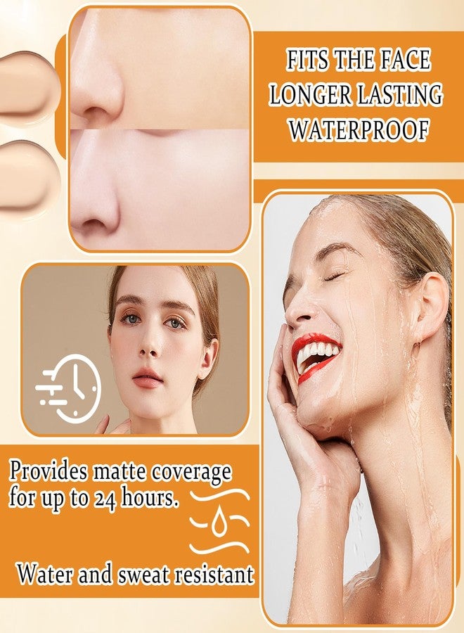 JunKuJK Mushroom Head Air Cushion CC Cream Foundation Makeup,Moisturizing BB Cream Face Makeup Liquid Foundation,Long Lasting Full Coverage Concealer for All Skin Types（Natural） - Image 4