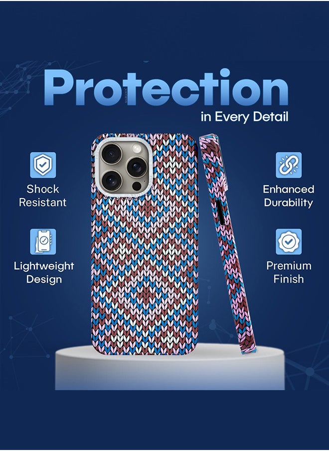 CATANES - iPhone 15 Pro Max 3Packs Case Cover with a Caseless Feel, Glow in The Dark, Aramid Fiber Woven / X Aries - Purple - Image 1