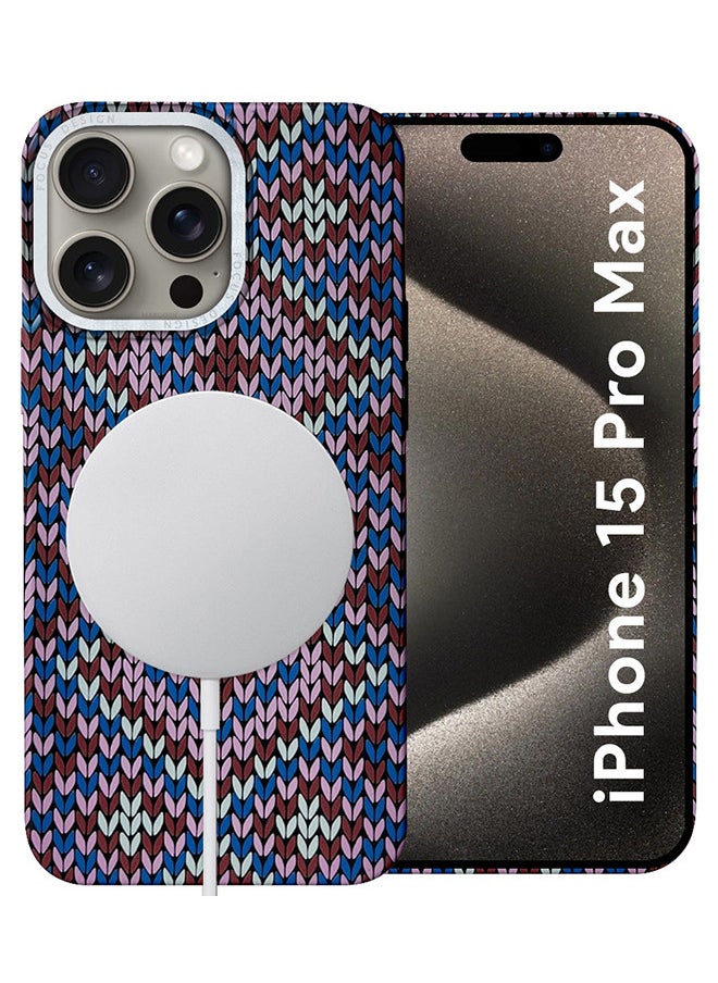 CATANES - iPhone 15 Pro Max 3Packs Case Cover with a Caseless Feel, Glow in The Dark, Aramid Fiber Woven / X Aries - Purple - Image 1