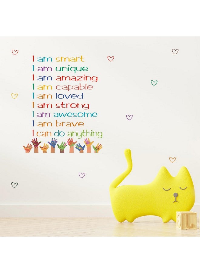 ADECNS I am Smart Unique Amazing Inspirational Wall Decals Positive Saying Sticker Motivational Wall Decor Art for Kids Bedroom Playroom Bathroom Decorations(PHT4028) - Image 3
