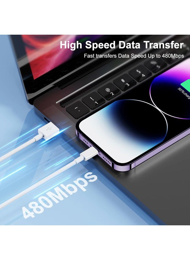 Citelect 3Pack [Apple MFi Certified] Long iPhone Charging Cable 10ft-Apple Lightning to USB Cable Wire - 10 Foot iPhone USB Charger Cords for iPhone 14 13 12Pro/Pro Max XR X 8 7 6 5 Plus SE - Image 5