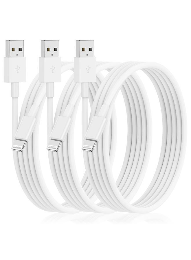 Citelect 3Pack [Apple MFi Certified] Long iPhone Charging Cable 10ft-Apple Lightning to USB Cable Wire - 10 Foot iPhone USB Charger Cords for iPhone 14 13 12Pro/Pro Max XR X 8 7 6 5 Plus SE - Image 1