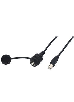 Kework 0.3 Meter USB Type B 2.0 Flush Mount Cable, USB B Male to Female Dashboard Panel Mount Extension Cord for Car Truck Boat Motorcycle, Sync Data Transferring  - Image 5