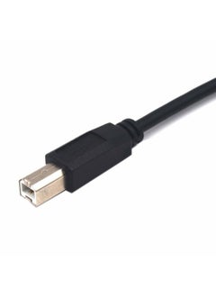 Kework 0.3 Meter USB Type B 2.0 Flush Mount Cable, USB B Male to Female Dashboard Panel Mount Extension Cord for Car Truck Boat Motorcycle, Sync Data Transferring  - Image 2