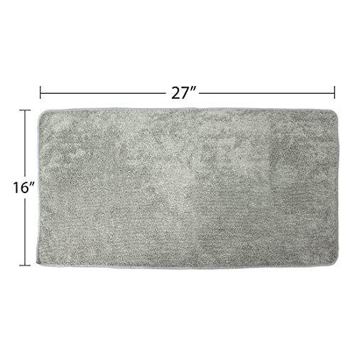 Eurow Microfiber Gym Towels, Super Absorbent & Quick Drying Sweat Towels for Fitness, Sports, Yoga, Workout, Sauna, Face & Equipment, Soft & Reusable,16x27 Inches, 6-Pack, Gray - Image 2