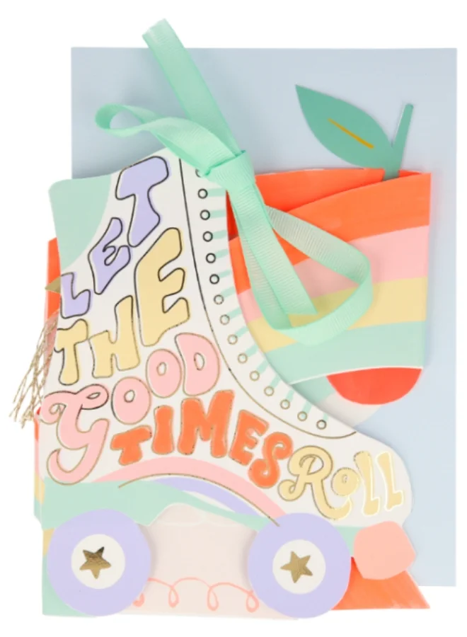 ميري ميري Roller Skate Concertina Card