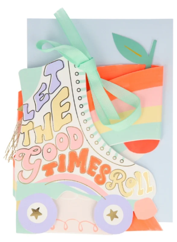 Meri Meri Roller Skate Concertina Card