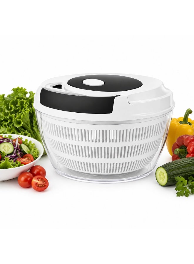 3.6L Plastic Salad Spinner - Image 4