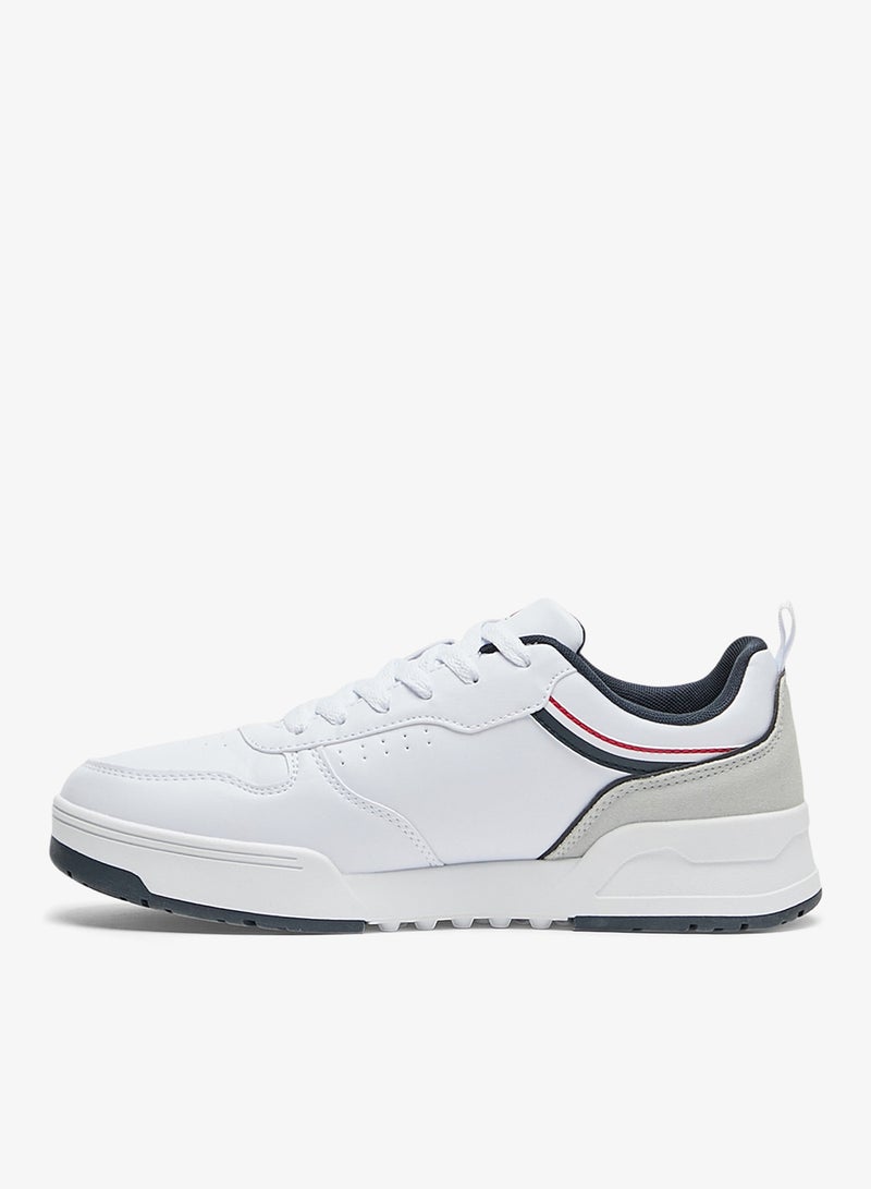 U.S. Polo Assn. Men's White Sneakers - Lightweight Modern Design Shoes, Comfortable Everyday Casual - Image 2