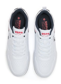 U.S. Polo Assn. Men's White Sneakers - Lightweight Modern Design, Comfortable Everyday Casual Shoes  - Image 5