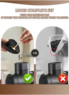 WinHolder Coffee bean tray set 4 Pcs (Black),Coffee Bean Dosing Cup and Spray Bottle Kit For Espresso  - Image 5