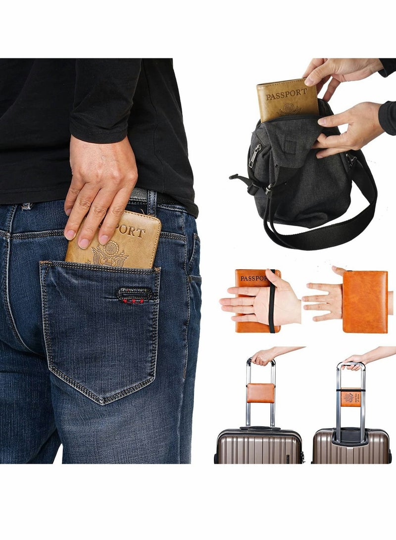 واي آند دي Passport Holder Card Slots, Creative Aircraft Certificate Storage Bag - Image 2