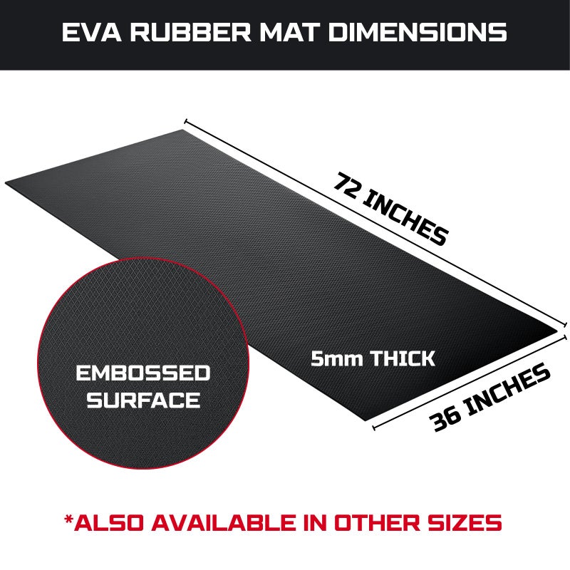 ONREVA Workbench Mat 36X72 Inches, EVA Rubber Work Mat, Protect Your Work Bench Top, Heavy Duty Pad for Tool Box Top, Table, Tool Station, Rolling Cabinet Cart Cover Liner Matt, 72"X36" 5mm Thick - Image 3