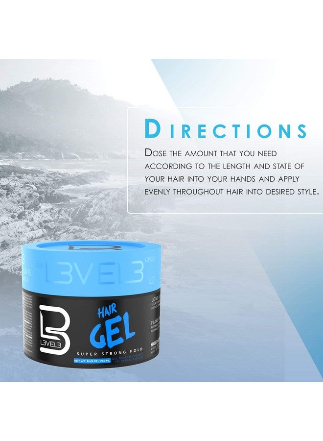 لمستوى 3 L3 - جل شعر - تثبيت قوي للغاية - خالٍ من القشرة - لمعان يدوم طويلًا - للرجال والنساء - جل المستوى 3 - يضيف كثافة وملمسًا للشعر - Image 3