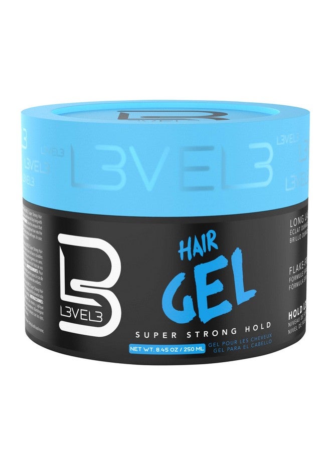 لمستوى 3 L3 - جل شعر - تثبيت قوي للغاية - خالٍ من القشرة - لمعان يدوم طويلًا - للرجال والنساء - جل المستوى 3 - يضيف كثافة وملمسًا للشعر - Image 1