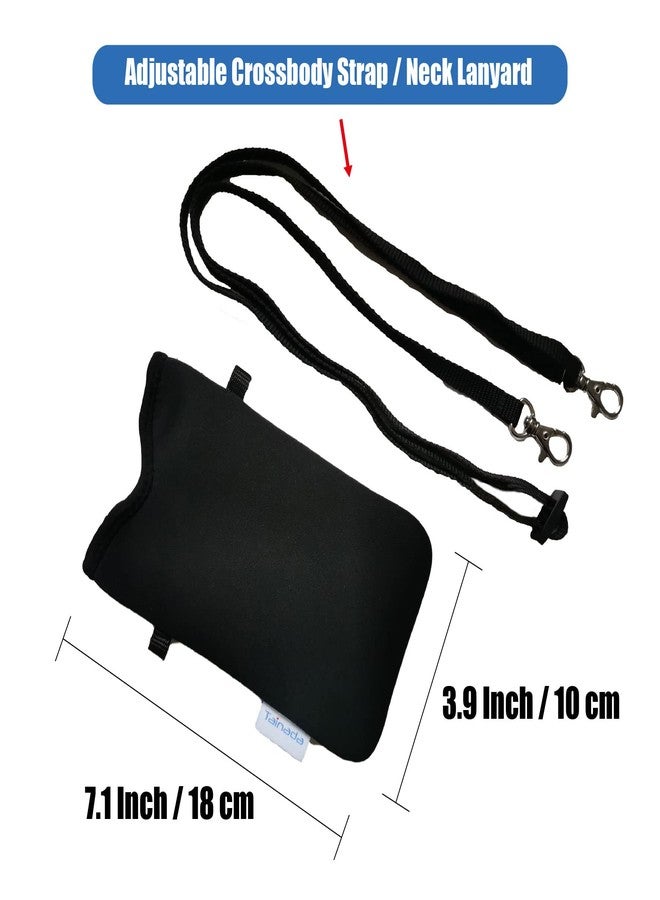 Tainada Men Women Neoprene Phone Sleeve Pouch Case Bag with Crossbody Strap/Neck Lanyard for iPhone 17/16/15 Pro Max, Air, 16/15 Plus, 16e, Samsung S25, A56, Google Pixel 10 (Starry Night) - Image 4