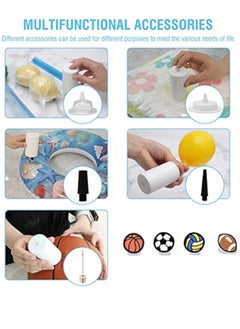 Hihonor Handheld Vacuum Sealer Food Saver, Multifunctional 2 in 1 Electric Vacuum Sealer Compression & Inflatable Air Pump, Rechargeable Mini Food Vacuum Sealer with 3Pcs Reusable Bags  - Image 4