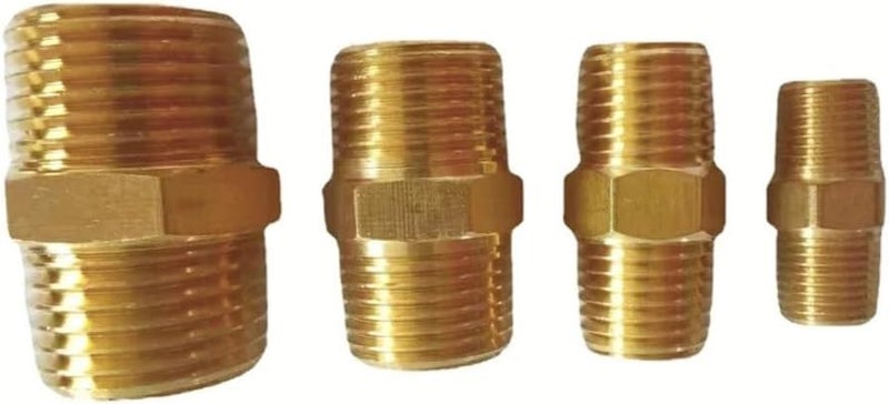 3l4 NPT إلى 3l4 NPT براس هيكس نيبال ريدوسر أنابيب تركيب موصل محول للماء الغاز البروبان - Image 3