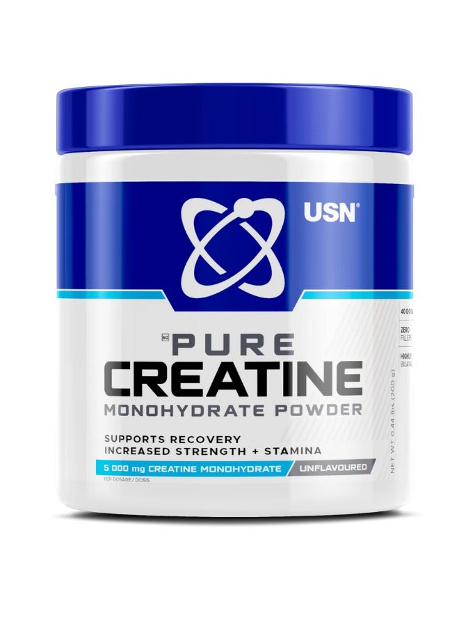 Pure Creatine Monohydrate  Unflavored 300g