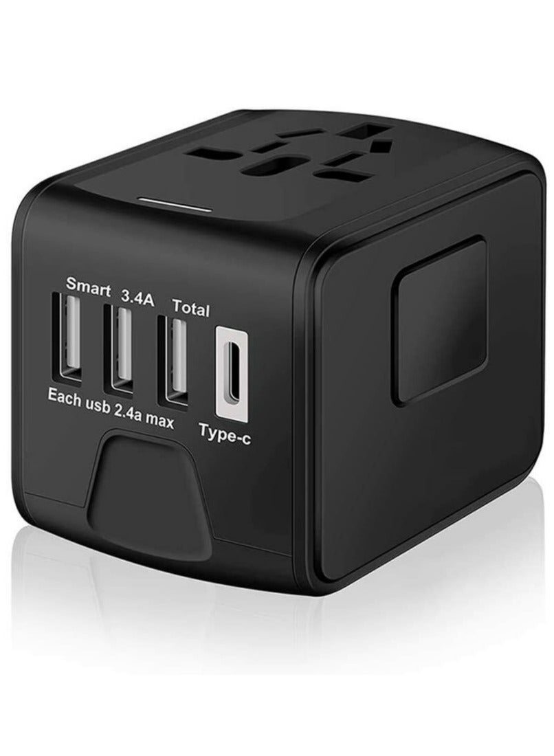 ELTRAZONE Universal Travel Adapter with Multiple Regional Power Socket ...