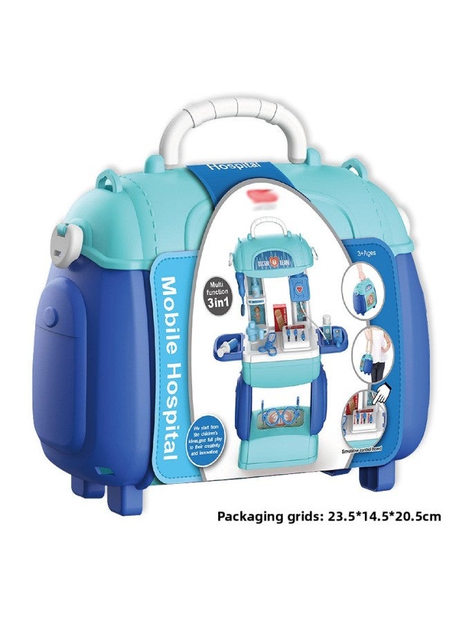 Medical Equipment Desk Suitcase Children's Early Education Play House Health Small Doctor Medical Equipment Toy Messenger Bag Manufacturers-Color:8393p Medical Crossbody Bag  - Image 5