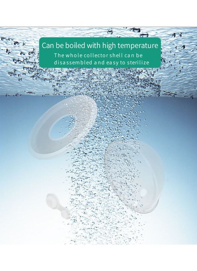 Captaintech 2 Pack Saver Breast Pump Breastmilk Collector Milk Anti-Flow Out - Image 4