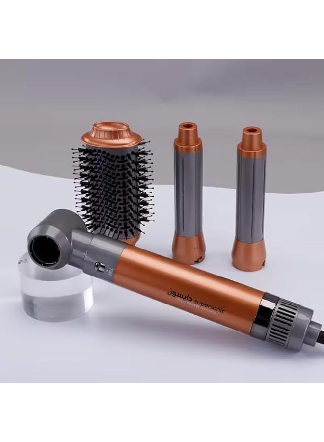 ENZO Professional مجفف شعر إنزو EN-4131 الاحترافي بتقنية الأيونات - مجفف هواء عالي القوة 2200 واط، إعدادات حرارة وسرعة قابلة للتعديل، زر تبريد، وفوهة مركزة - النسخة الدولية - Image 3