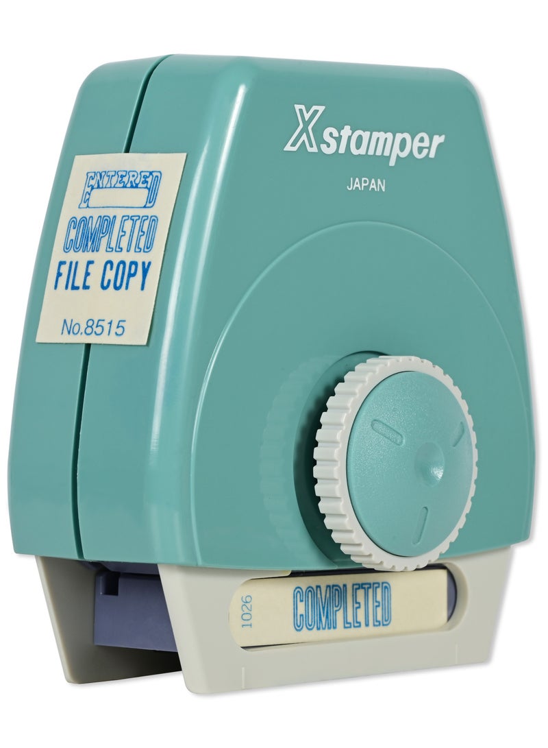 Artline Xstamper 3 In 1 Word Stamp Blue Ink, COMPLETED, ENTERED, FILE COPY - ARXTCXM8515 - Image 2