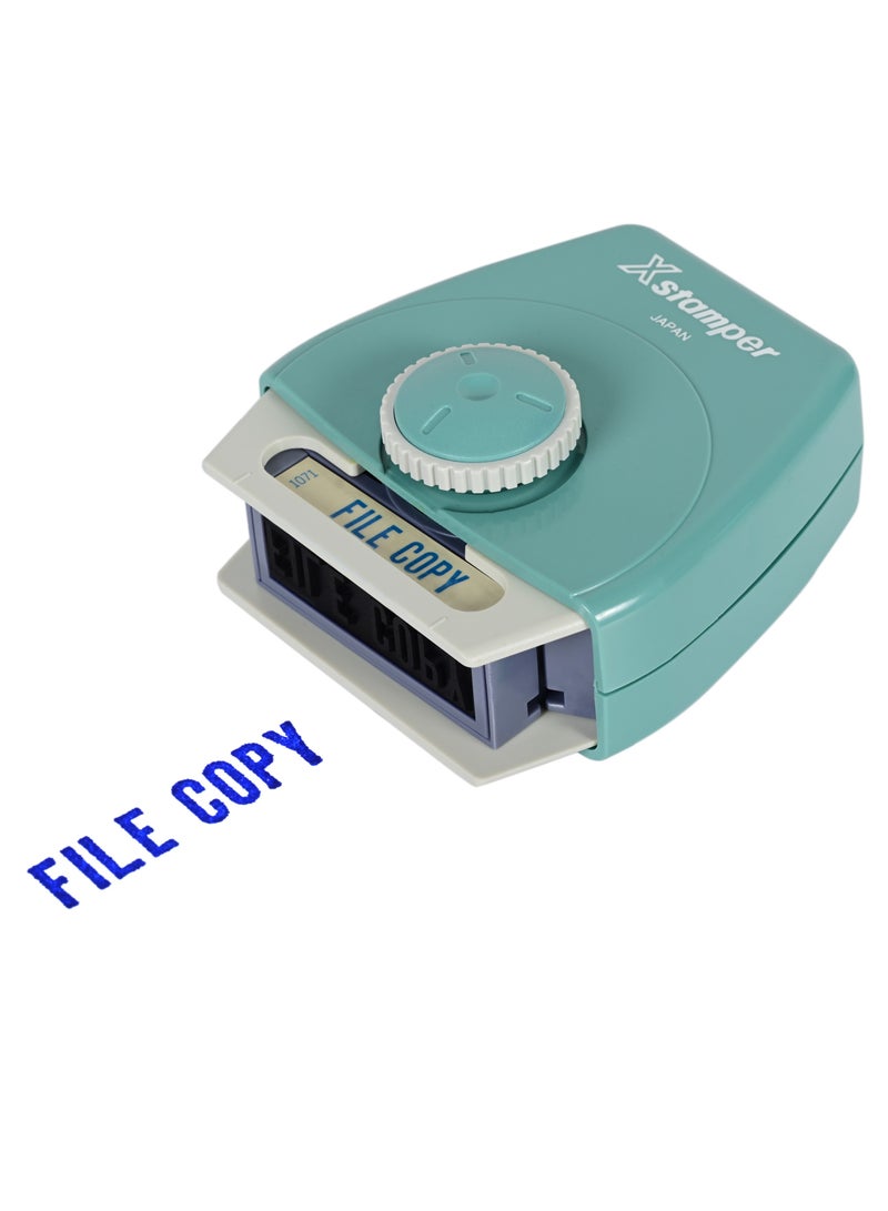 Artline Xstamper 3 In 1 Word Stamp Blue Ink, COMPLETED, ENTERED, FILE COPY - ARXTCXM8515 - Image 4